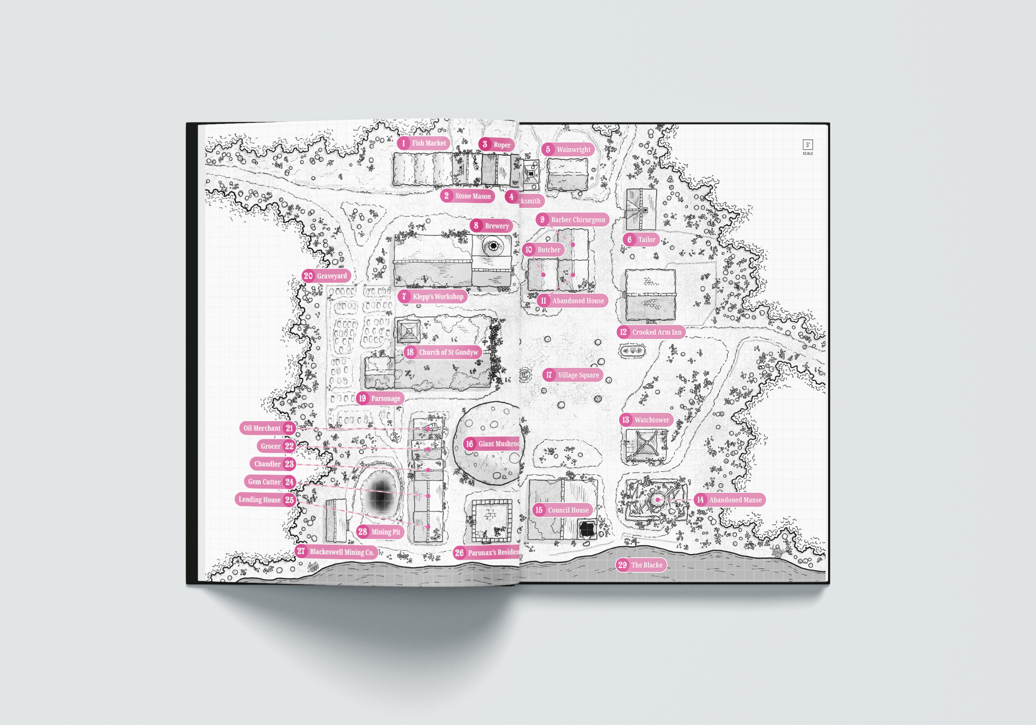 Dolmenwood Official Adventure Scenario: The Fungus That Came to Blackeswell - Exalted Funeral