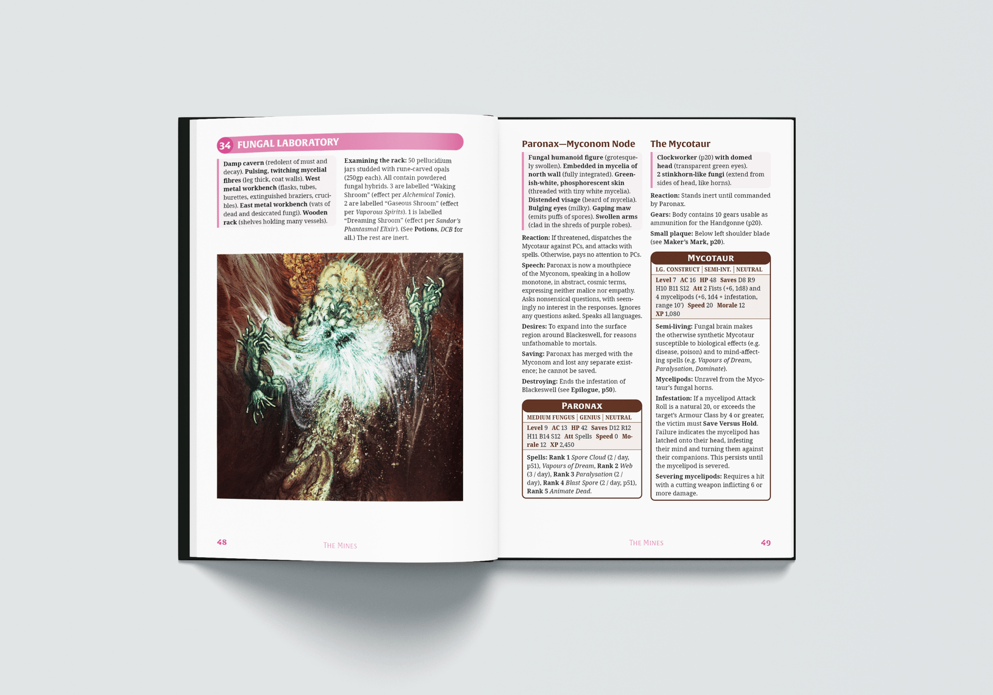 Dolmenwood Official Adventure Scenario: The Fungus That Came to Blackeswell - Exalted Funeral