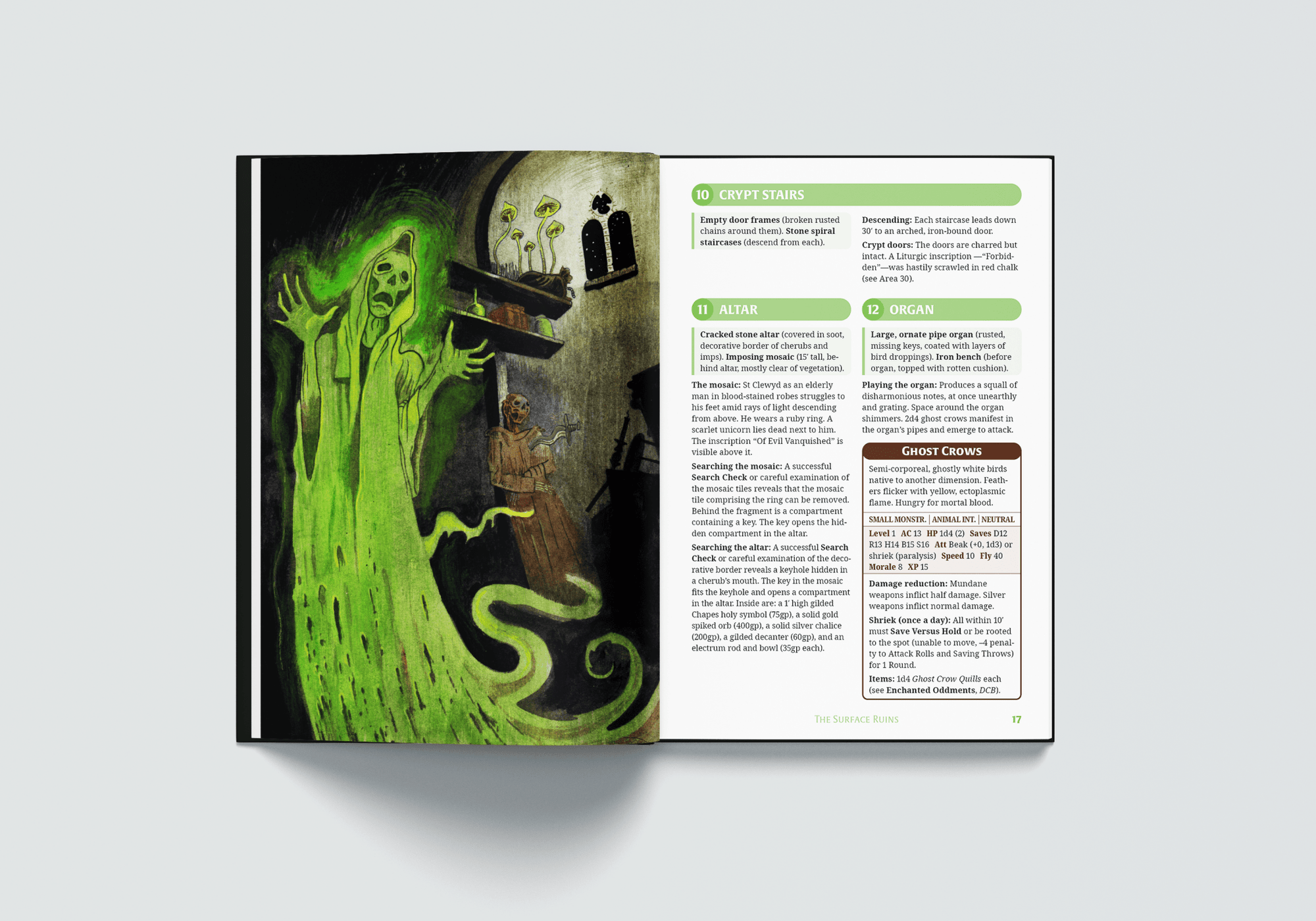 Dolmenwood Official Adventure Scenario: The Ruined Abbey of St Clewyd - Exalted Funeral