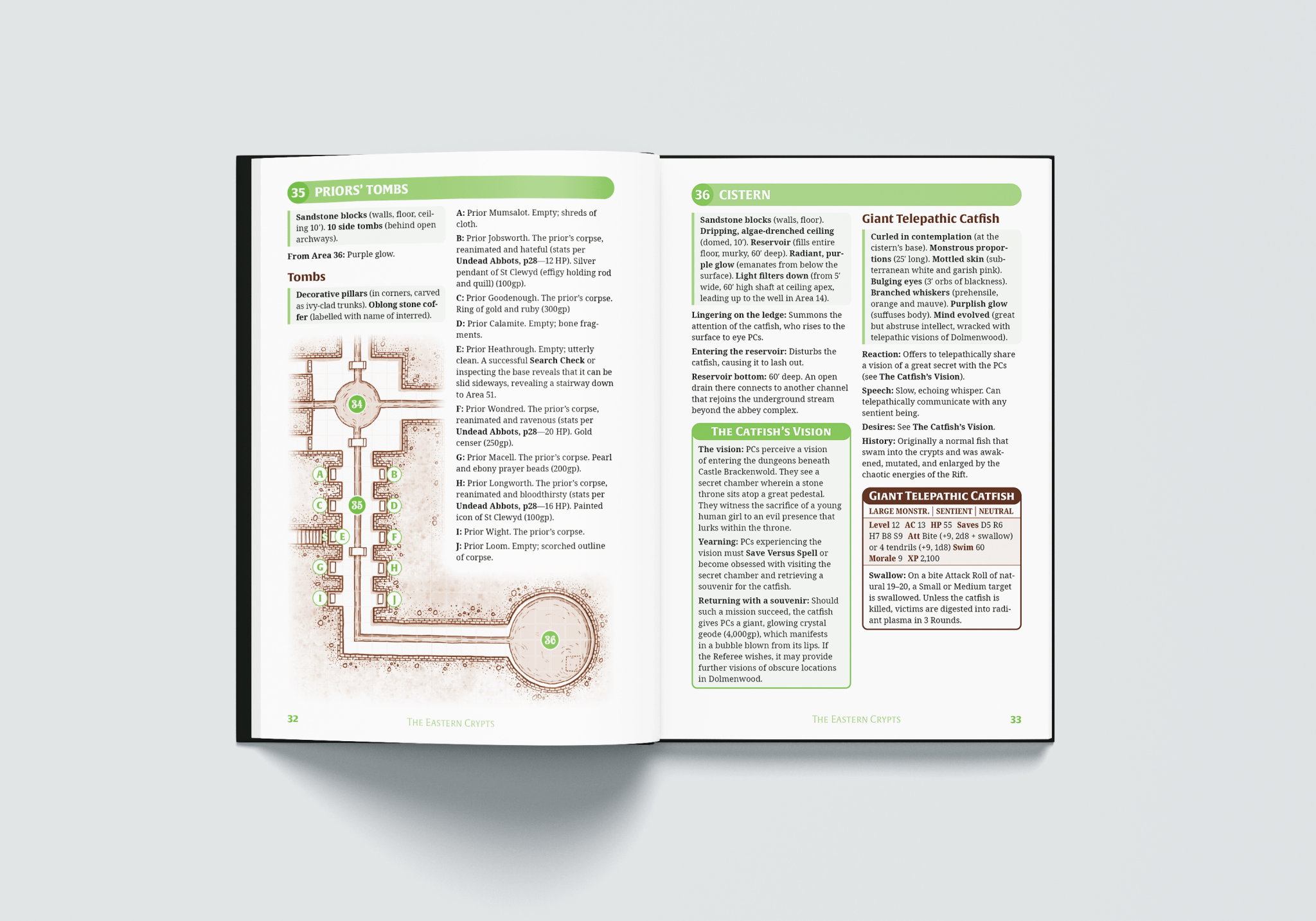 Dolmenwood Official Adventure Scenario: The Ruined Abbey of St Clewyd - Exalted Funeral