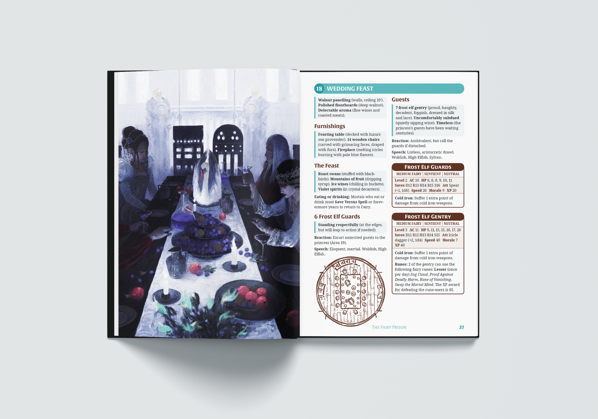 Dolmenwood Official Adventure Scenario: Winter's Daughter - Exalted Funeral