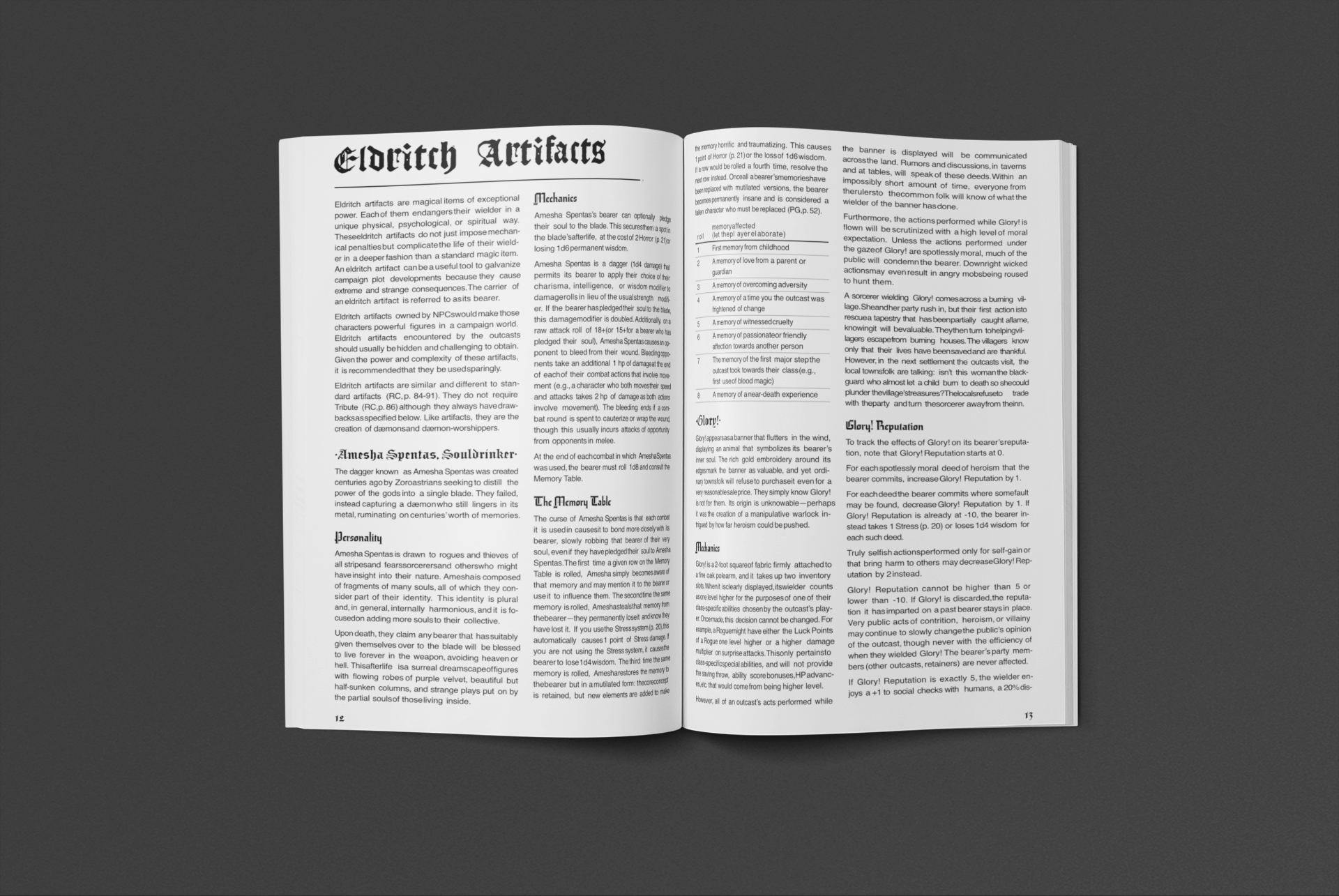 Hexen: Volume 1 - The Antiquarian Anthology for Outcast Silver Raiders - Exalted Funeral