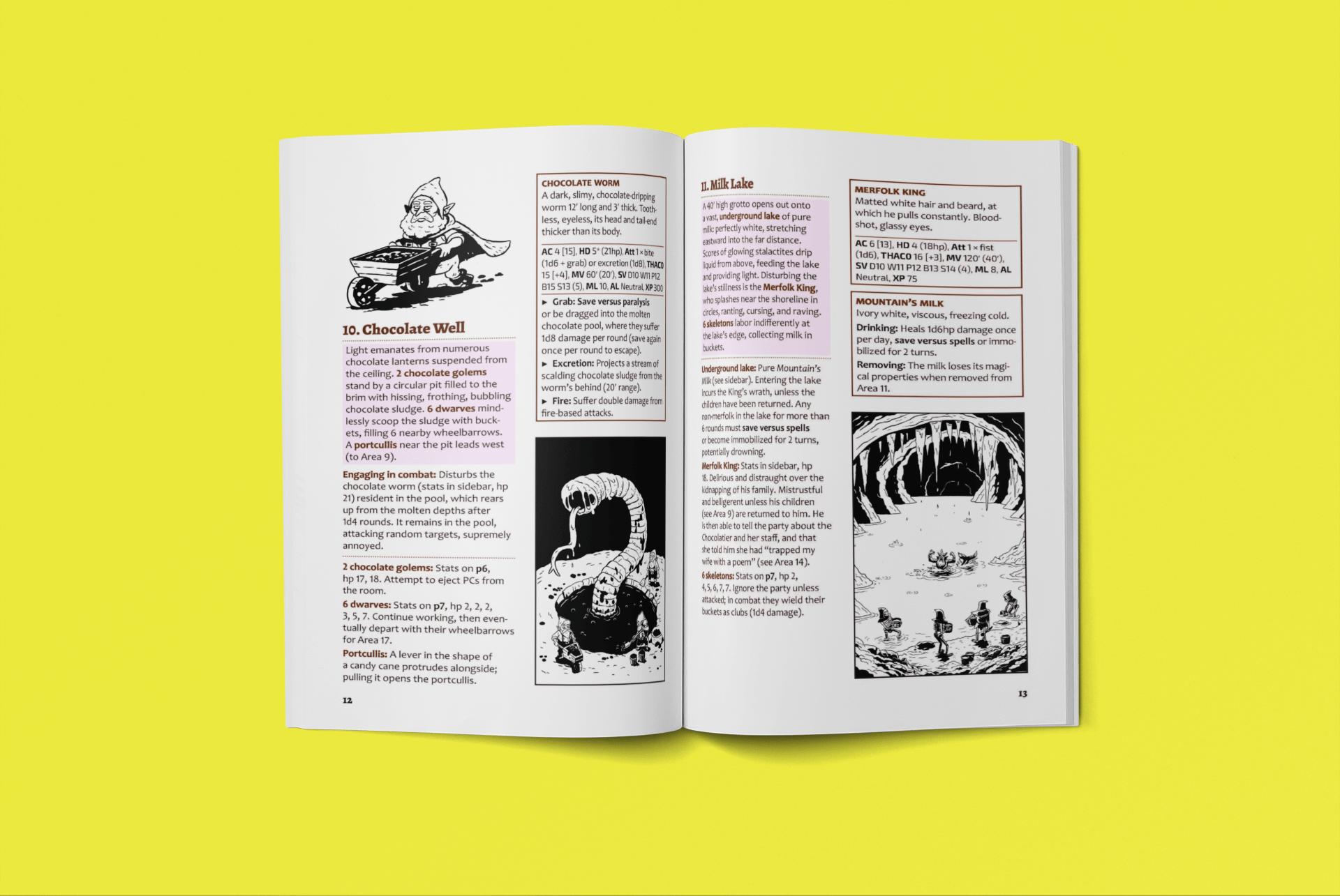 Old - School Essentials Official Adventure Scenario: Quick Delve 1 - Milk + PDF - Exalted Funeral