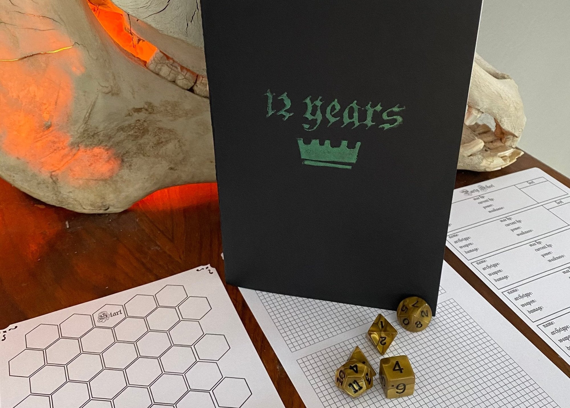 Twelve Years Roleplaying Game 4th Edition + PDF - Exalted Funeral