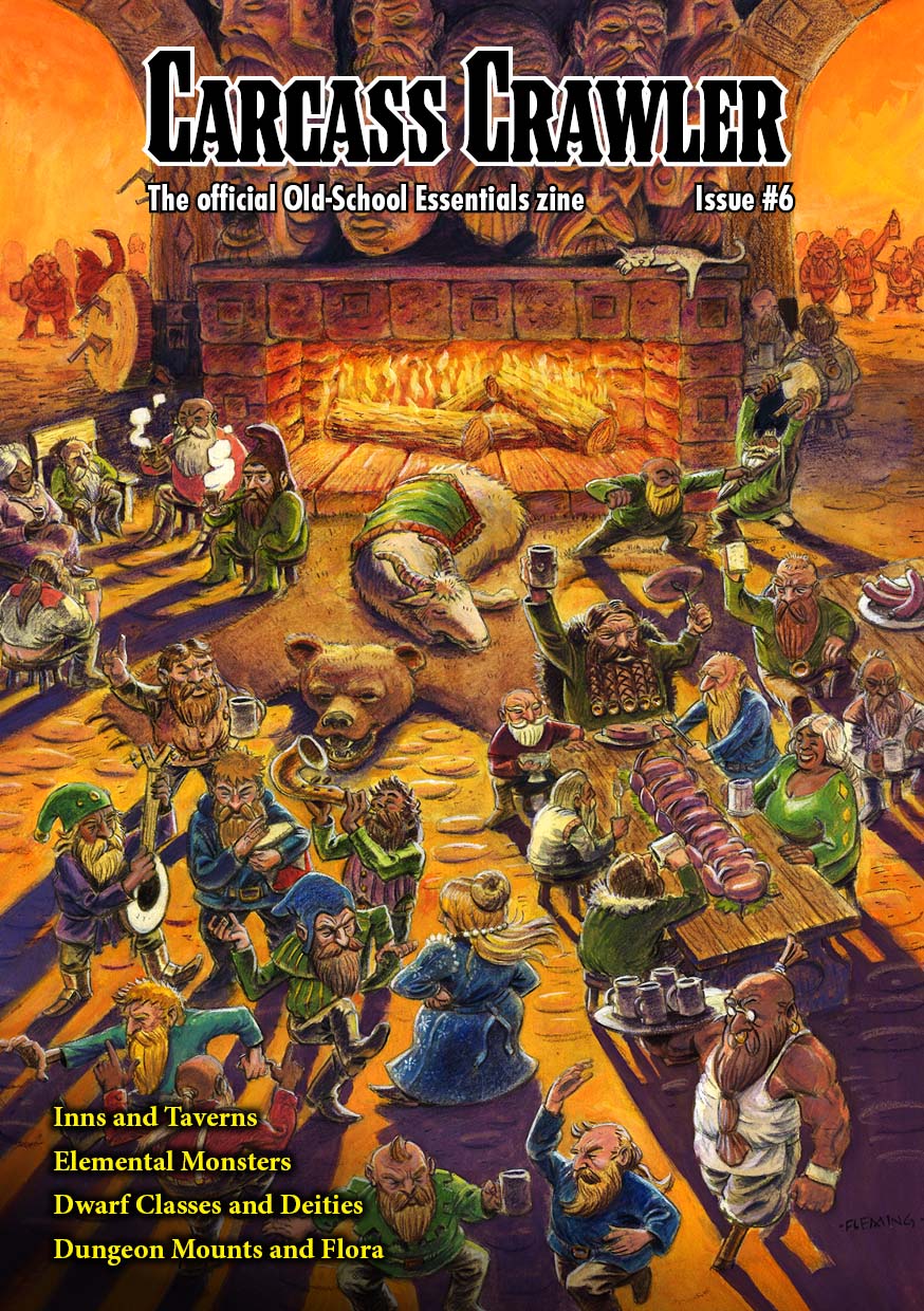 Carcass Crawler - The Official Old School Essentials Zine Issue 6 - Exalted Funeral