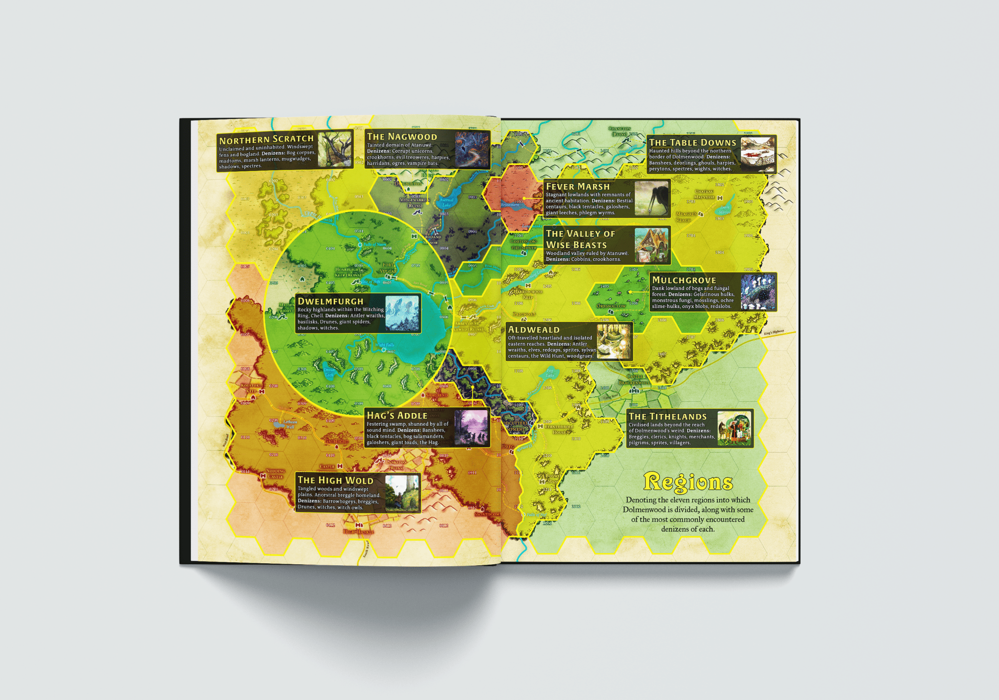 Dolmenwood Maps Book - Exalted Funeral