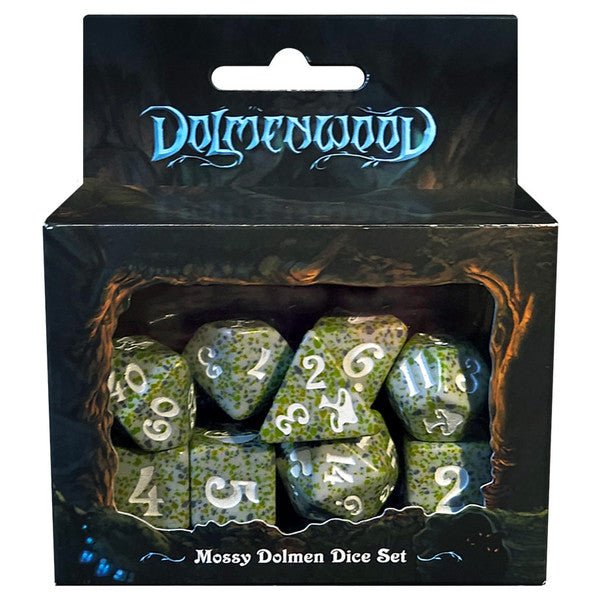 Dolmenwood Mossy Dolmen Dice Set - Exalted Funeral