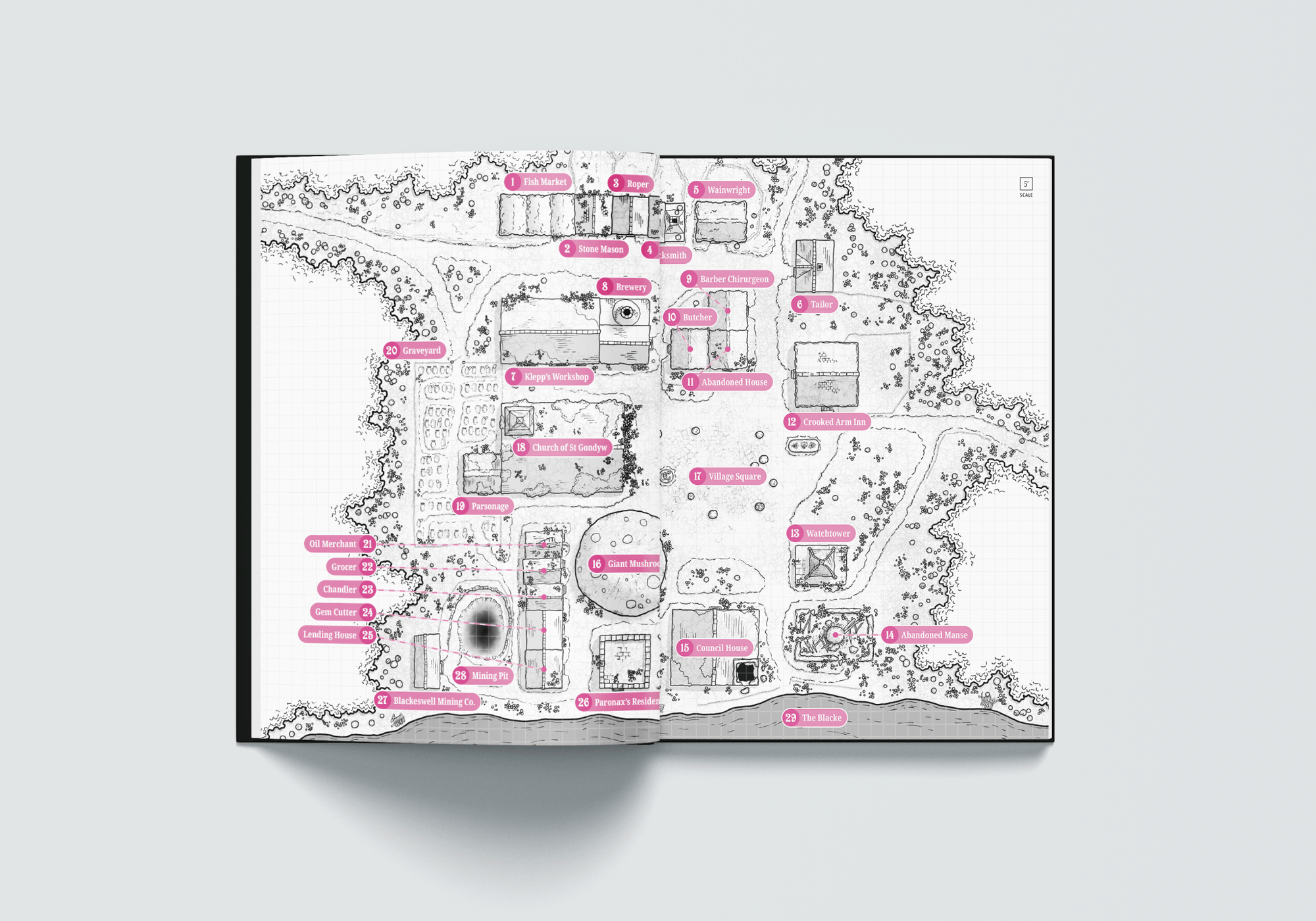 Dolmenwood Official Adventure Scenario: The Fungus That Came to Blackeswell - Exalted Funeral