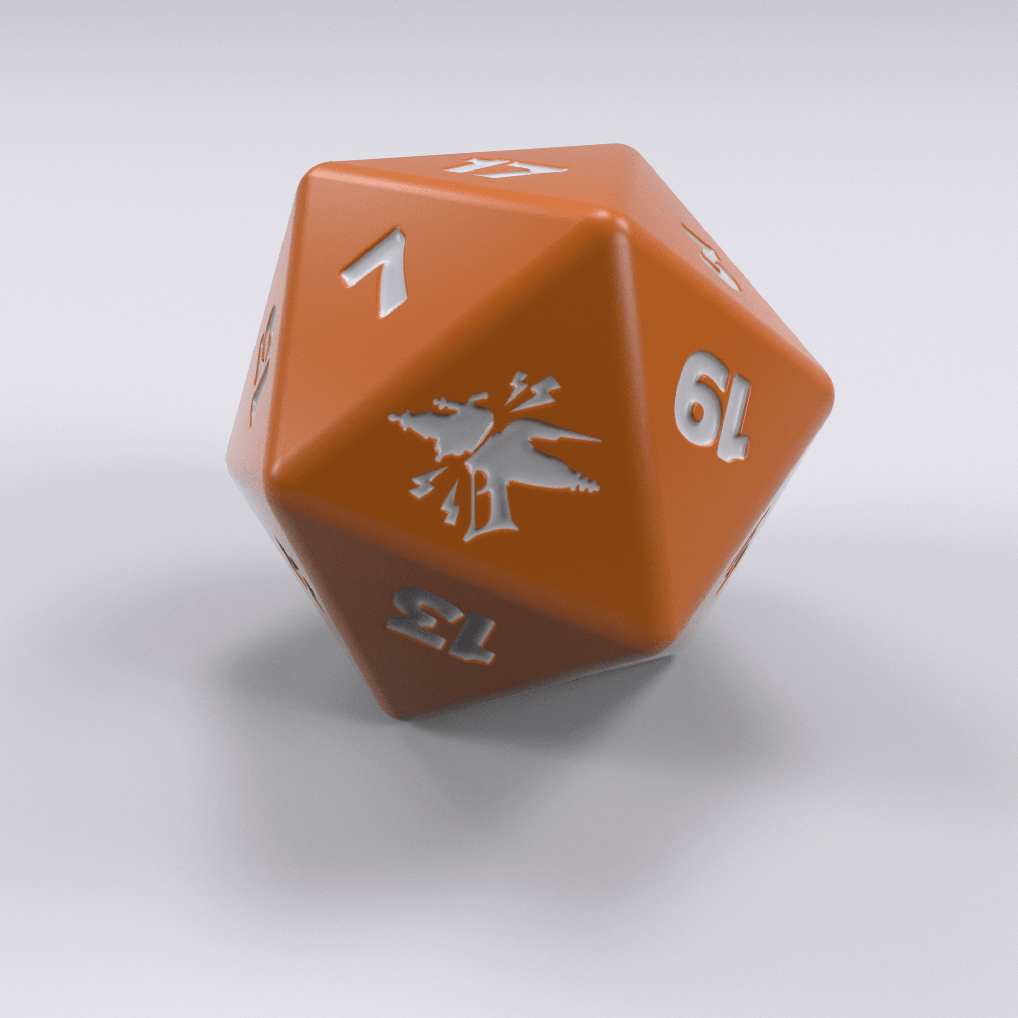 Dr. Grordbort’s Oversized Custom d20 - Exalted Funeral