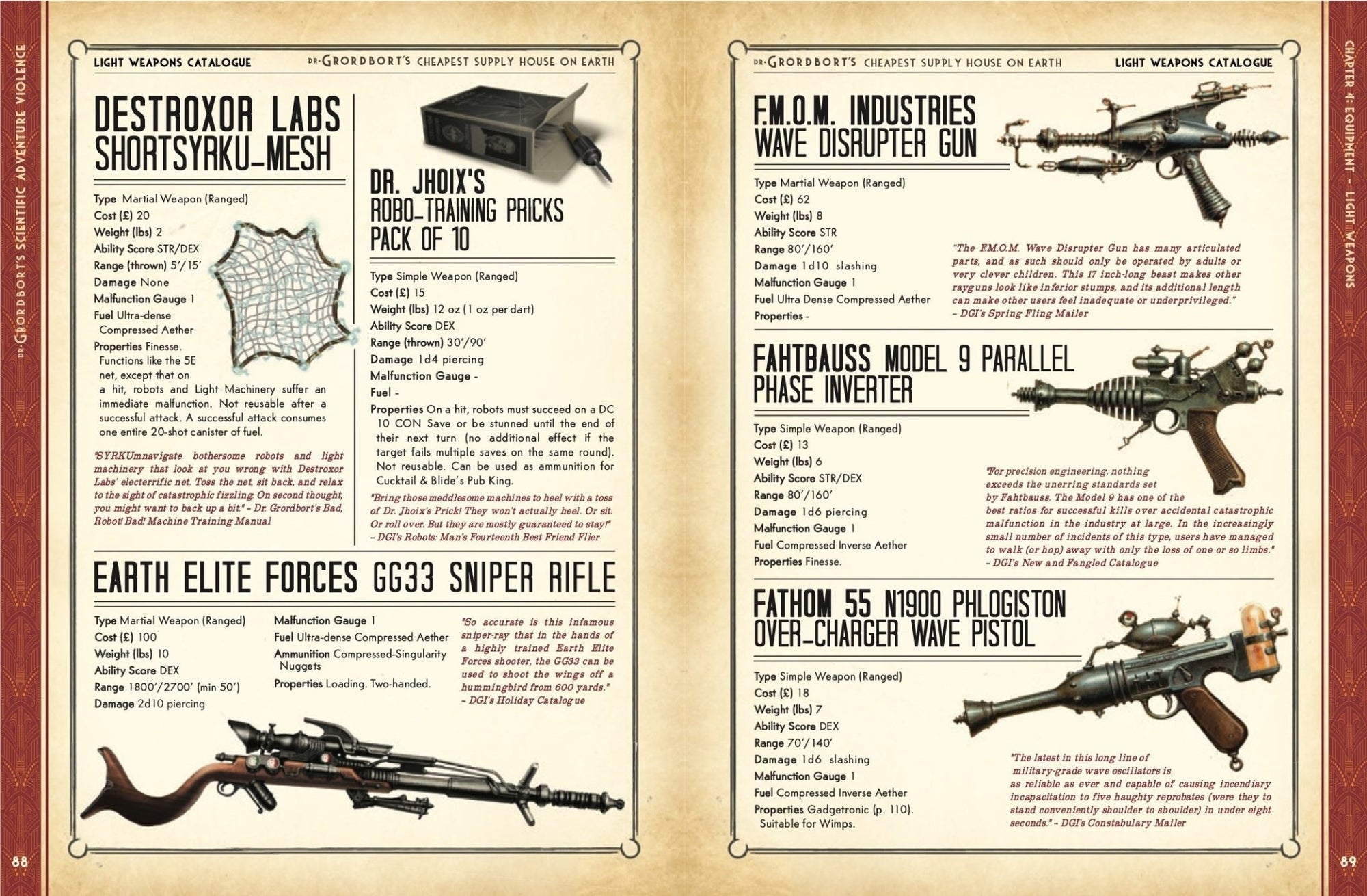 Dr. Grordbort’s Scientific Adventure Violence