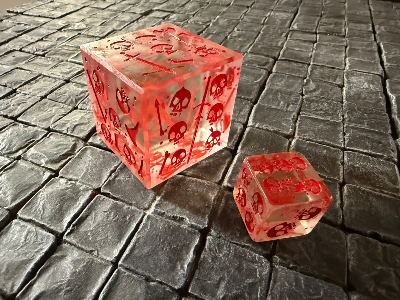 Massive Gelatinous Cube Bundle (Blood Swirl with Red Ink) by Severed Books - Exalted Funeral