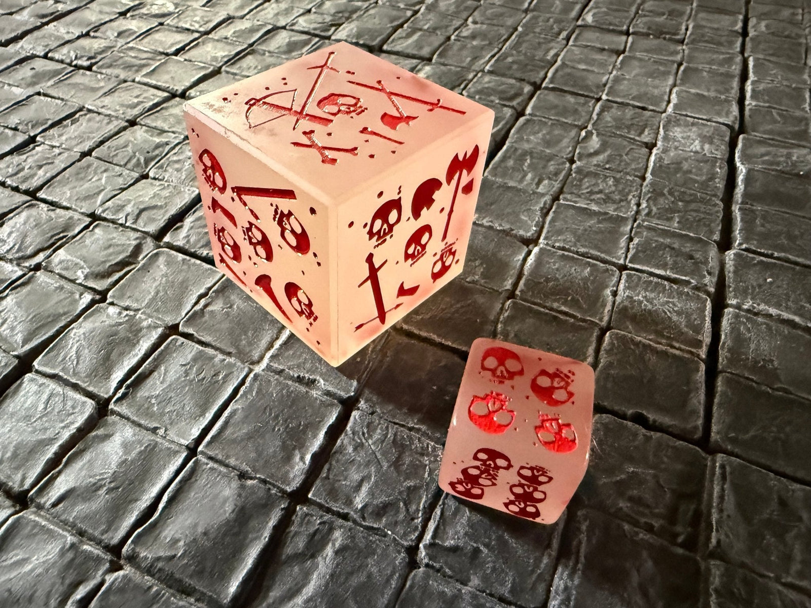 Massive Gelatinous Cube Bundle (Glow - in - the - Dark with Red Ink) by Severed Books - Exalted Funeral