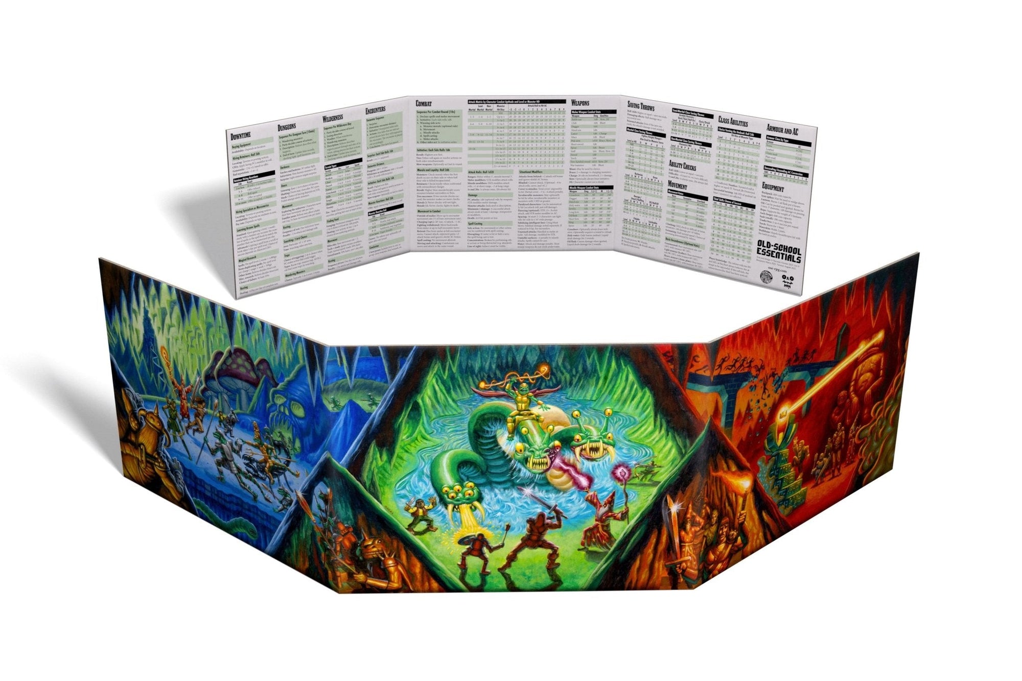 Old - School Essentials Deluxe Referee's Screen - Benjamin Marra Edition - Exalted Funeral