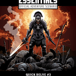Old - School Essentials Official Adventure Scenario: Quick Delve 3 - Against the Horselord + PDF - Exalted Funeral