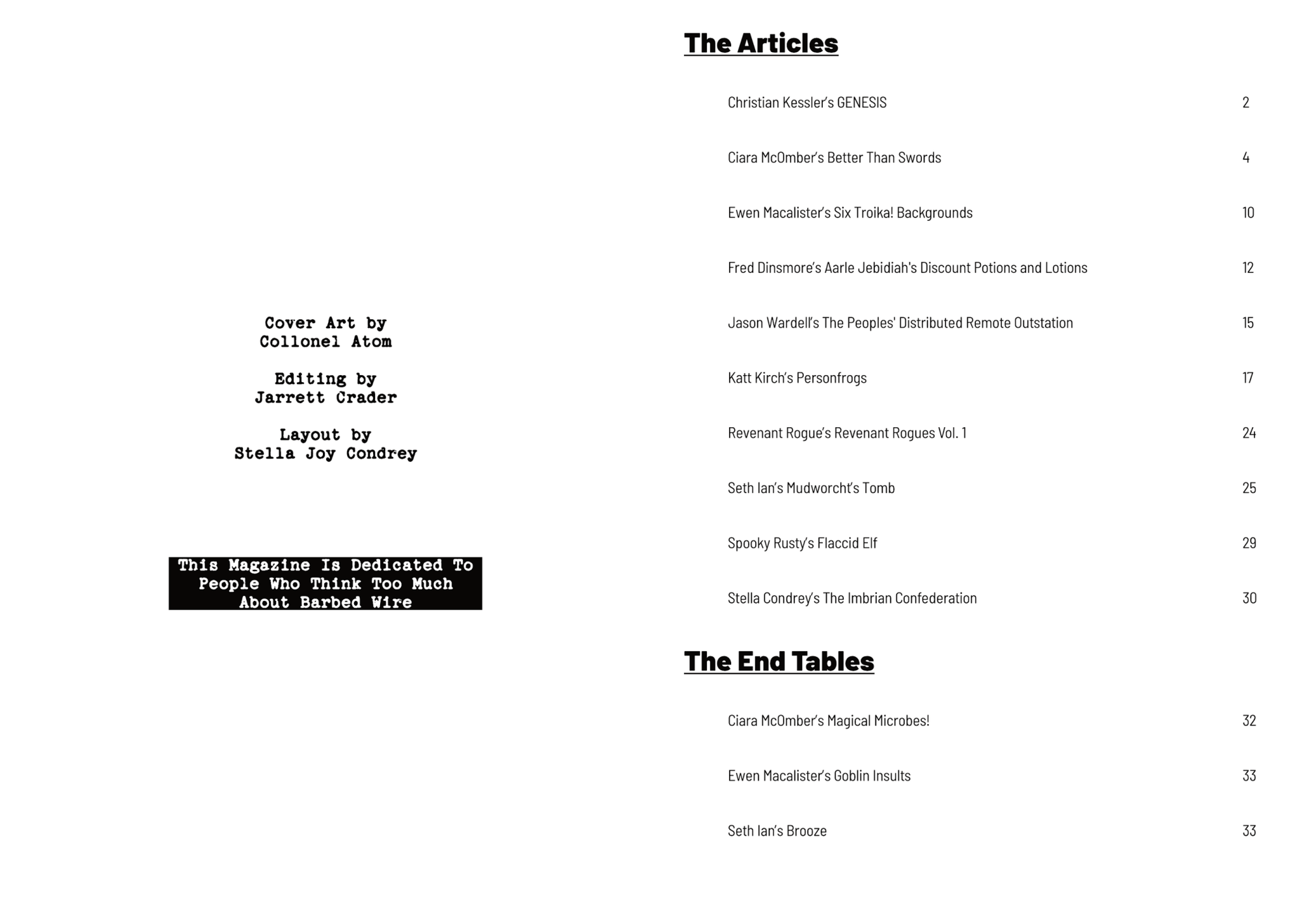 Red Solstice Magazine - Issue#4: Fight Weird + PDF - Exalted Funeral